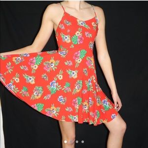 Red Floral Dress
